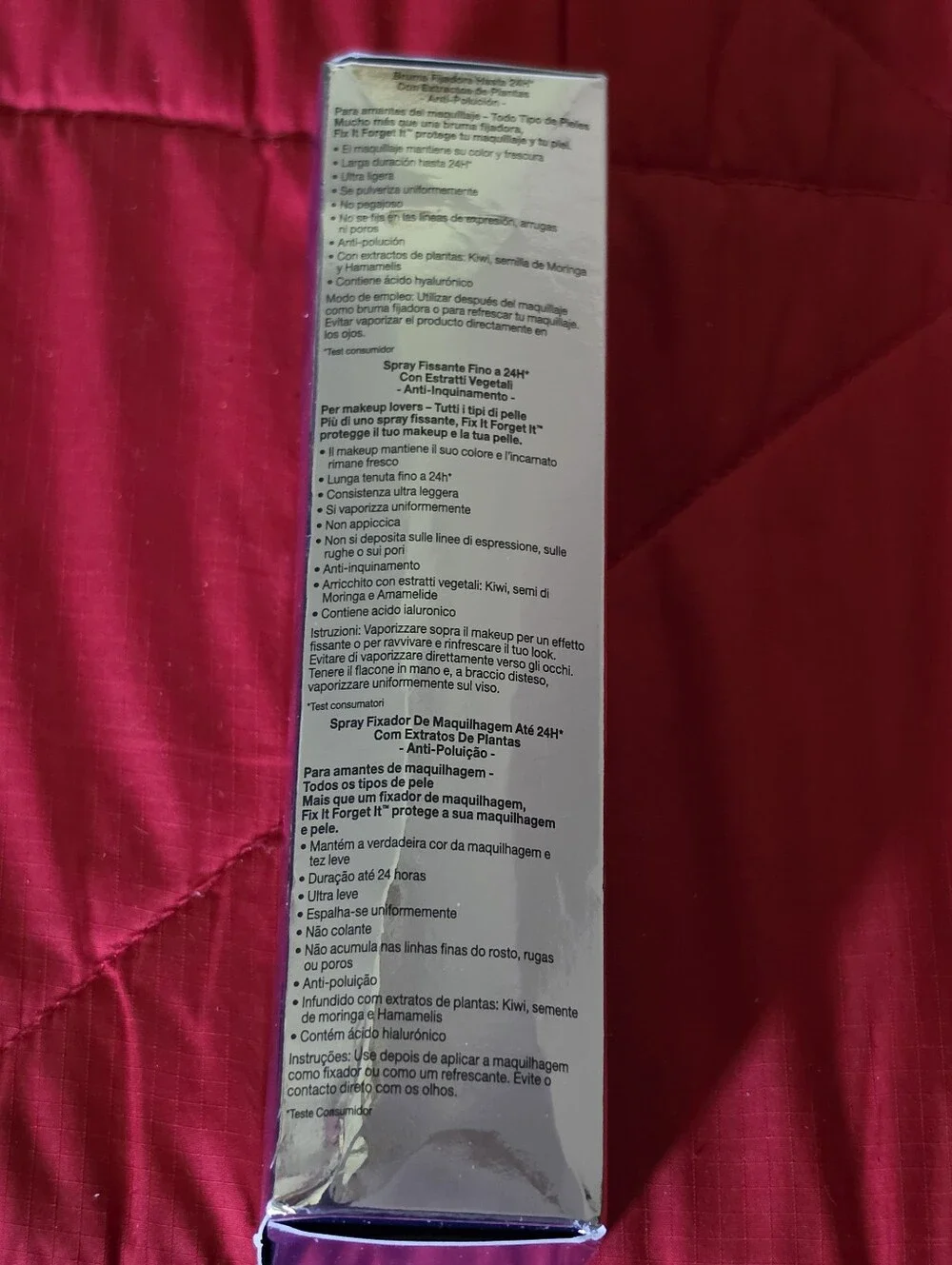 Lancome FIRE! NIB! Fix It Forget It Makeup Setting Spray in 100ml/3.5floz R2S!